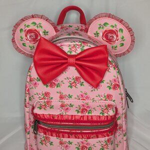 Loungefly Disney Minnie Mouse Roses Floral Backpack